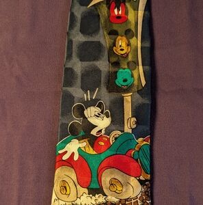 100% Silk Mickey Mouse Cartoon Necktie